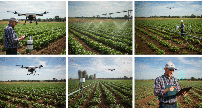 how to integrate technology with traditional farming