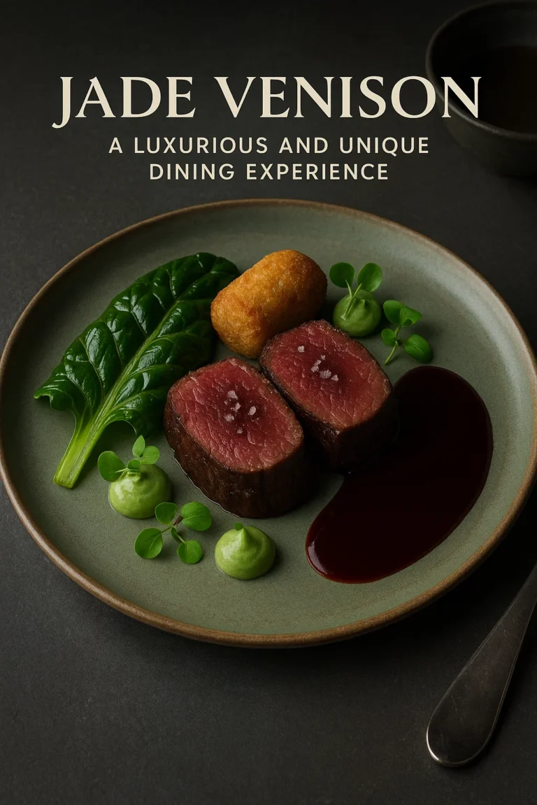 Jade Venison: A Luxurious and Unique Dining Experience