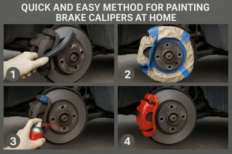Quick and Easy Method for painting brake calipers at Home